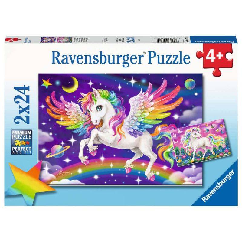 Puzzles 2x24 p - Unicorn and Pegasus