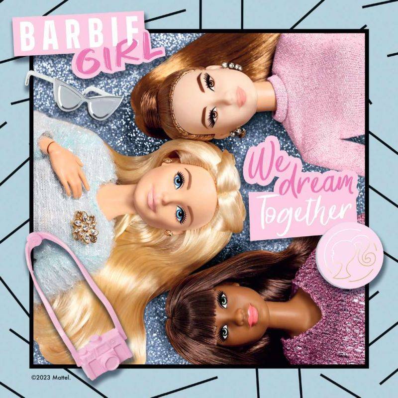 Puzzles 3x49 p - Inspire the world! / Barbie