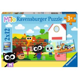 2x12 p puzzles - Farmer or fisherman? /Milo