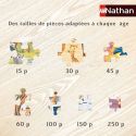 Nathan frame puzzle 15 p - Soft animals