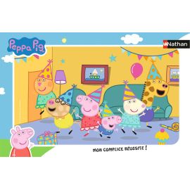 Nathan frame puzzle 15 p - Peppa Pig's birthday