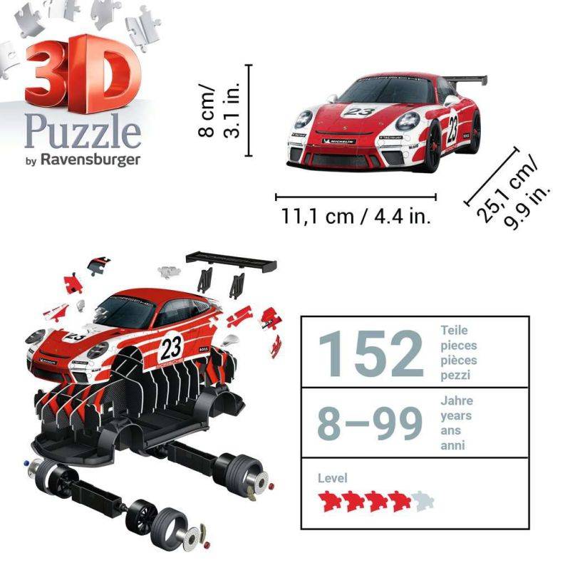 3D Puzzle Porsche 911 GT3 Cup Salzburg