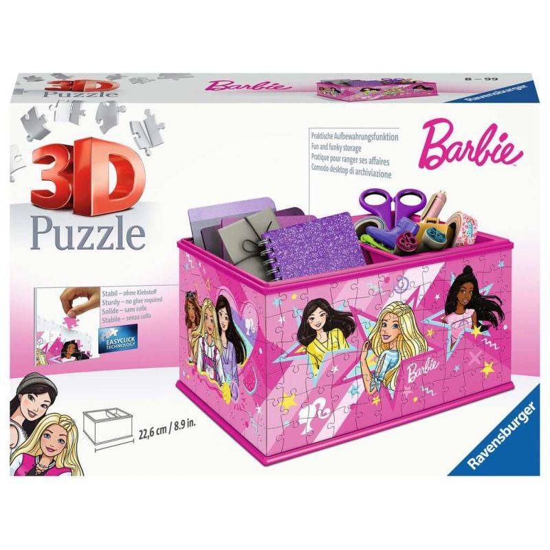 3D Puzzle Storage box - Barbie