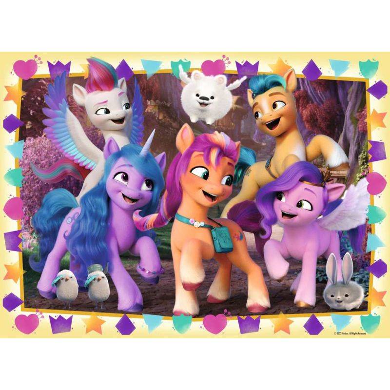 100 p XXL puzzle - Adventures between ponies! / Mon petit Poney