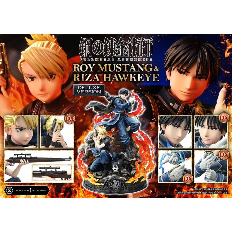 Fullmetal Alchemist Statue Concept Masterline 1/6 Roy Mustang & Riza Hawkeye Deluxe Version 50 cm