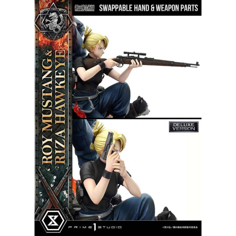 Fullmetal Alchemist Statue Concept Masterline 1/6 Roy Mustang & Riza Hawkeye Deluxe Version 50 cm