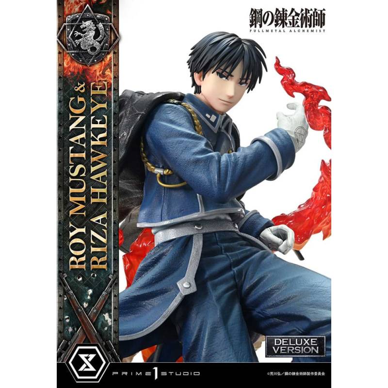 Fullmetal Alchemist Statue Concept Masterline 1/6 Roy Mustang & Riza Hawkeye Deluxe Version 50 cm