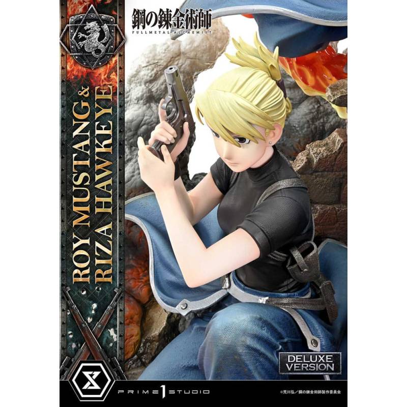 Fullmetal Alchemist Statue Concept Masterline 1/6 Roy Mustang & Riza Hawkeye Deluxe Version 50 cm