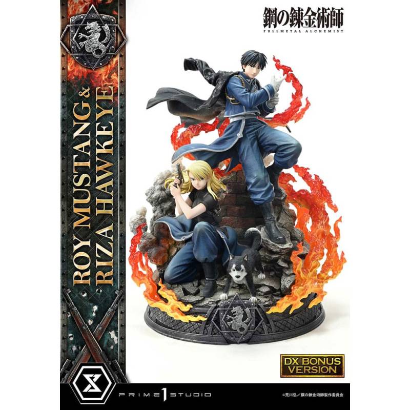 Fullmetal Alchemist Statue Concept Masterline 1/6 Roy Mustang & Riza Hawkeye Deluxe Bonus Version 50 cm