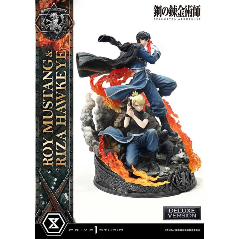 Fullmetal Alchemist Statue Concept Masterline 1/6 Roy Mustang & Riza Hawkeye Deluxe Bonus Version 50 cm