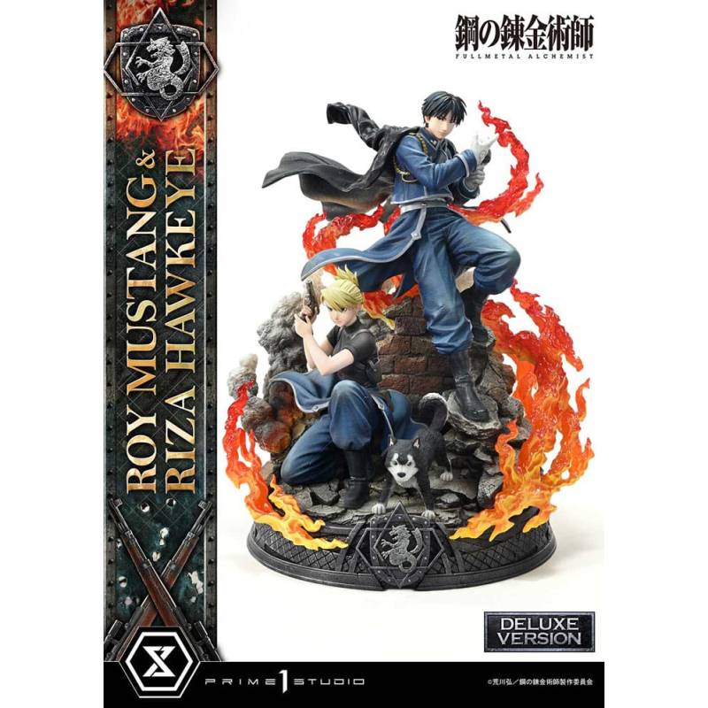 Fullmetal Alchemist Statue Concept Masterline 1/6 Roy Mustang & Riza Hawkeye Deluxe Bonus Version 50 cm