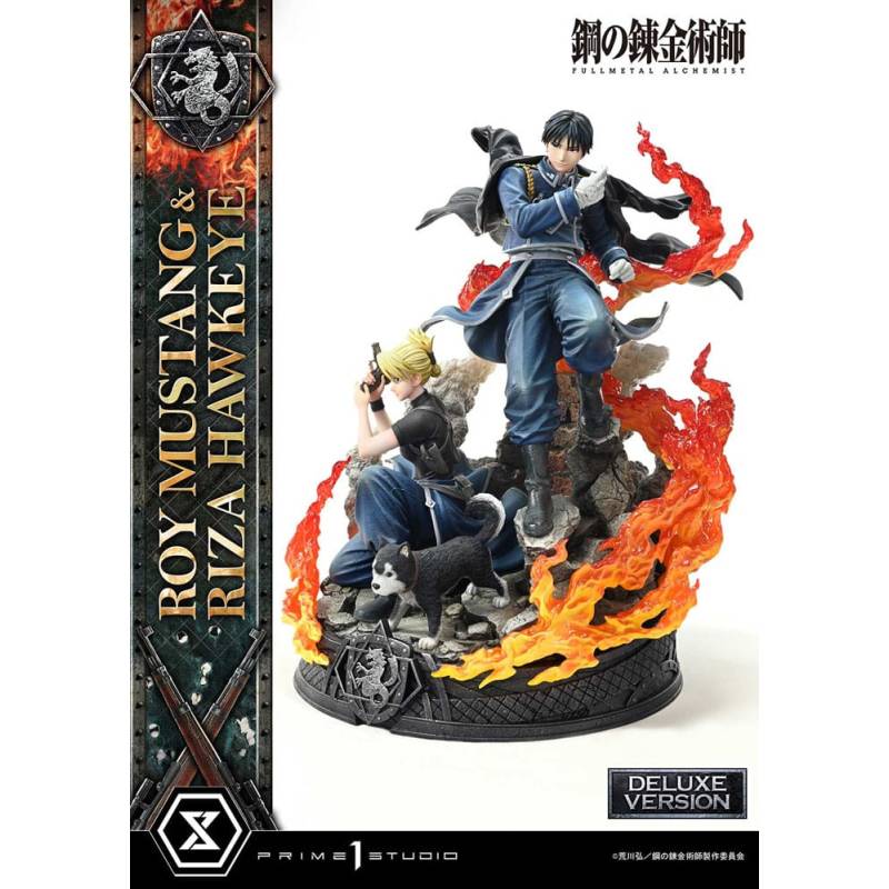 Fullmetal Alchemist Statue Concept Masterline 1/6 Roy Mustang & Riza Hawkeye Deluxe Bonus Version 50 cm