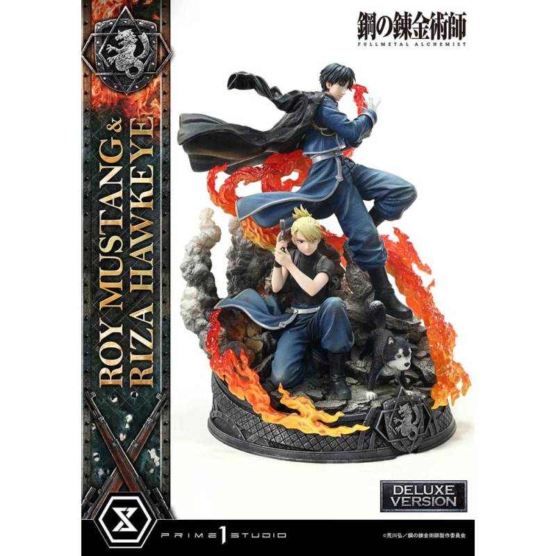 Fullmetal Alchemist Statue Concept Masterline 1/6 Roy Mustang & Riza Hawkeye Deluxe Bonus Version 50 cm