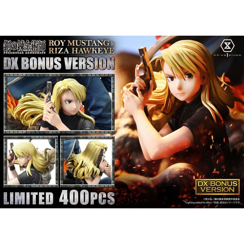 Fullmetal Alchemist Statue Concept Masterline 1/6 Roy Mustang & Riza Hawkeye Deluxe Bonus Version 50 cm