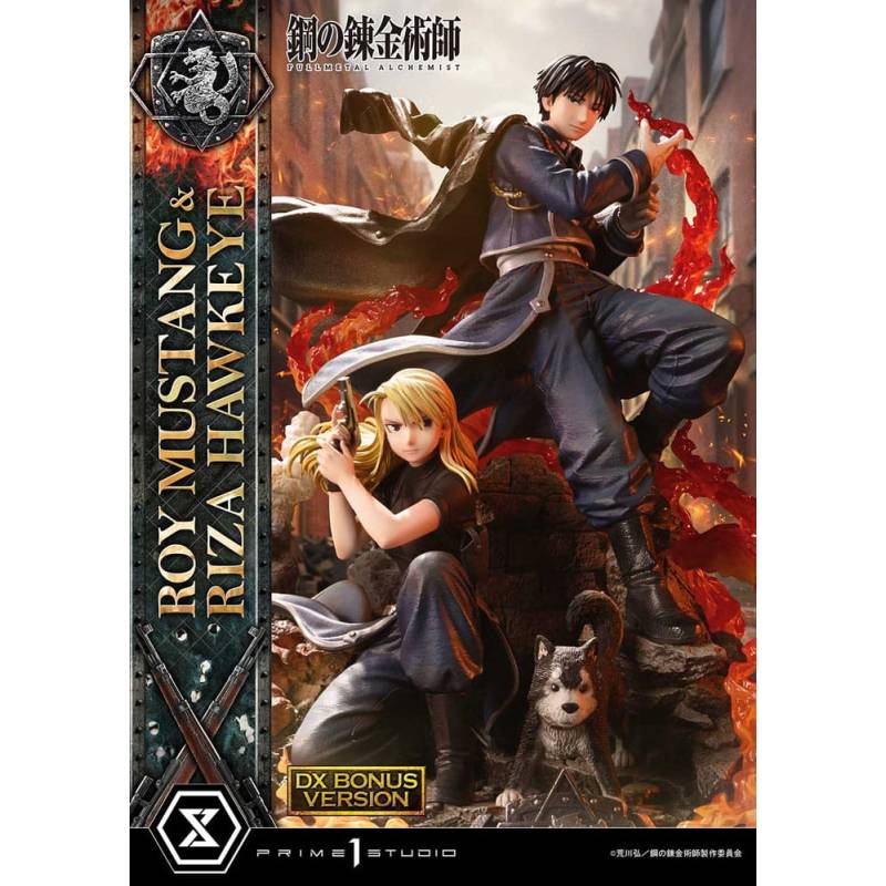 Fullmetal Alchemist Statue Concept Masterline 1/6 Roy Mustang & Riza Hawkeye Deluxe Bonus Version 50 cm