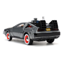 Back to the Future III DeLorean Time Machine Free Rolling 1/32 metal Hollywood Rides