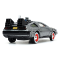 Back to the Future III DeLorean Time Machine Free Rolling 1/32 metal Hollywood Rides