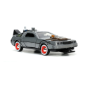 Back to the Future III DeLorean Time Machine Free Rolling 1/32 metal Hollywood Rides