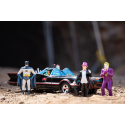 Batman 1/24 Pack of 5 Classic TV Series metal with Batman, Robin, Joker, Penguin & Batmobile