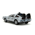 Back to the Future DeLorean Time Machine Frost 1/32 metal Hollywood Rides