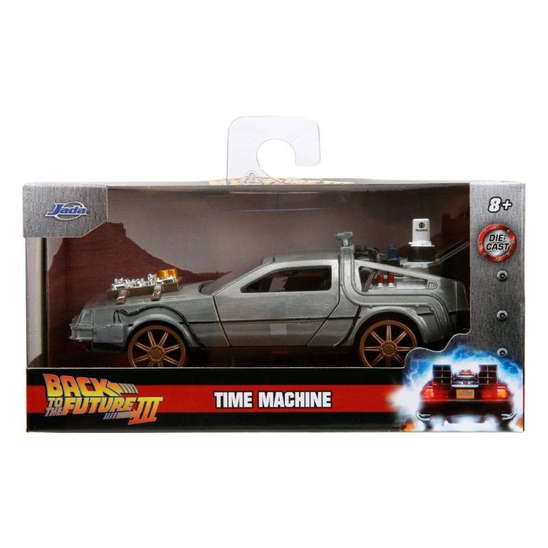 Back to the Future III DeLorean Time Machine Railroad Wheels 1/32 metal Hollywood Rides