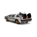 Back to the Future III DeLorean Time Machine Railroad Wheels 1/24 metal Hollywood Rides