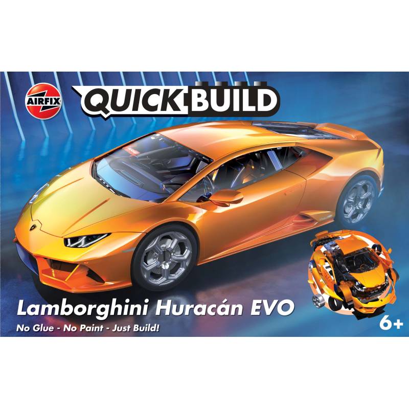 Lamborghini Huracan EVO. QUICK BUILD No Glue! - No paint! - Just BUILD!NEW TOOLING