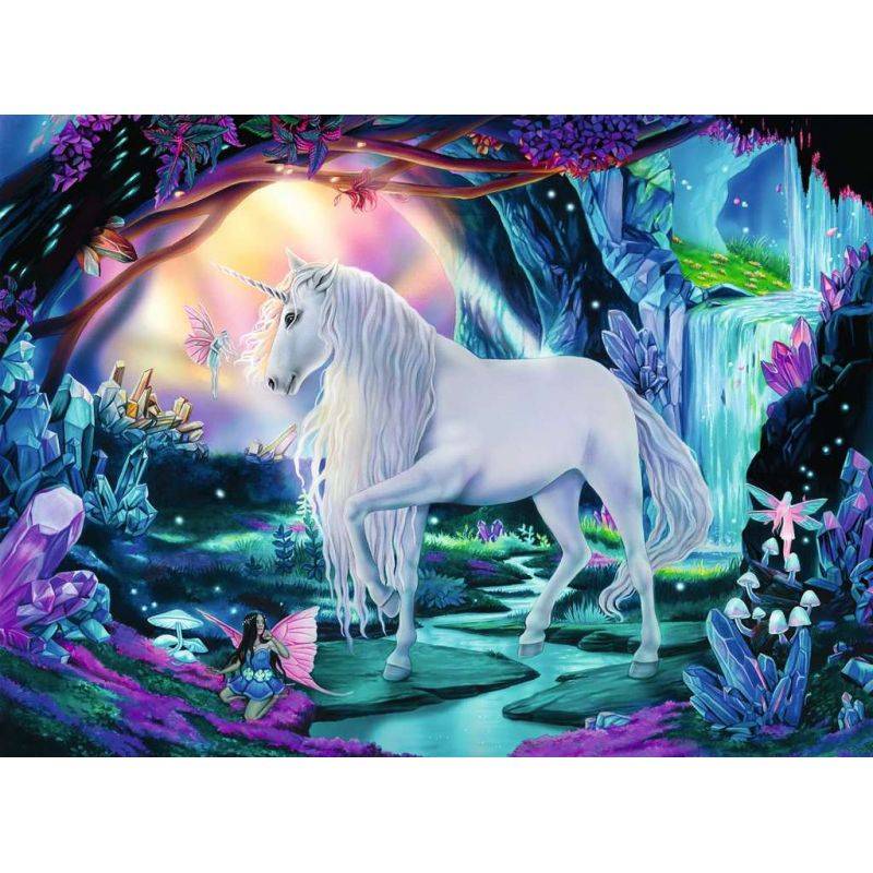 Puzzle 300 p XXL - Unicorno di cristallo