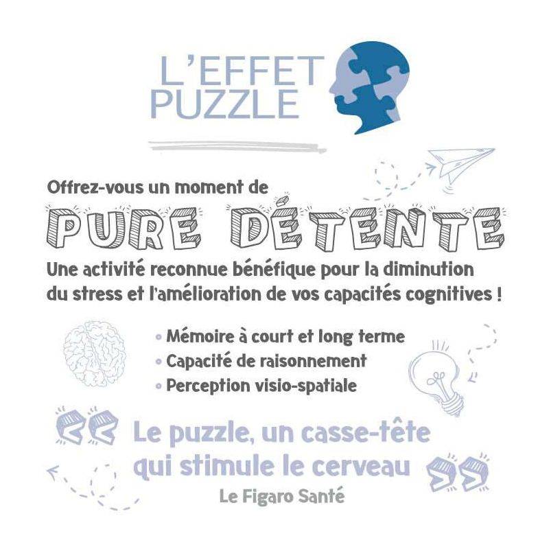 Puzzle Nathan 1000 p - L'erbario di graziosi fiori ad acquerello / Jennifer Lefèvre (Collezione Carte Blanche)