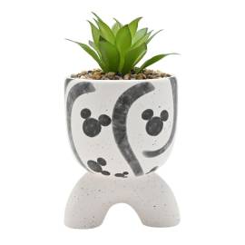 MICKEY - Shapes - Black&White - 3D Pots + Fake Plant