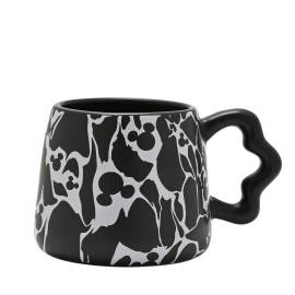 MICKEY - Shapes - Black&White - Cracked Effect - 3D Mug