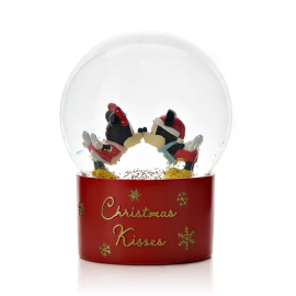 MICKEY & MINNIE - Kiss - Christmas - Snow Globe 120mm