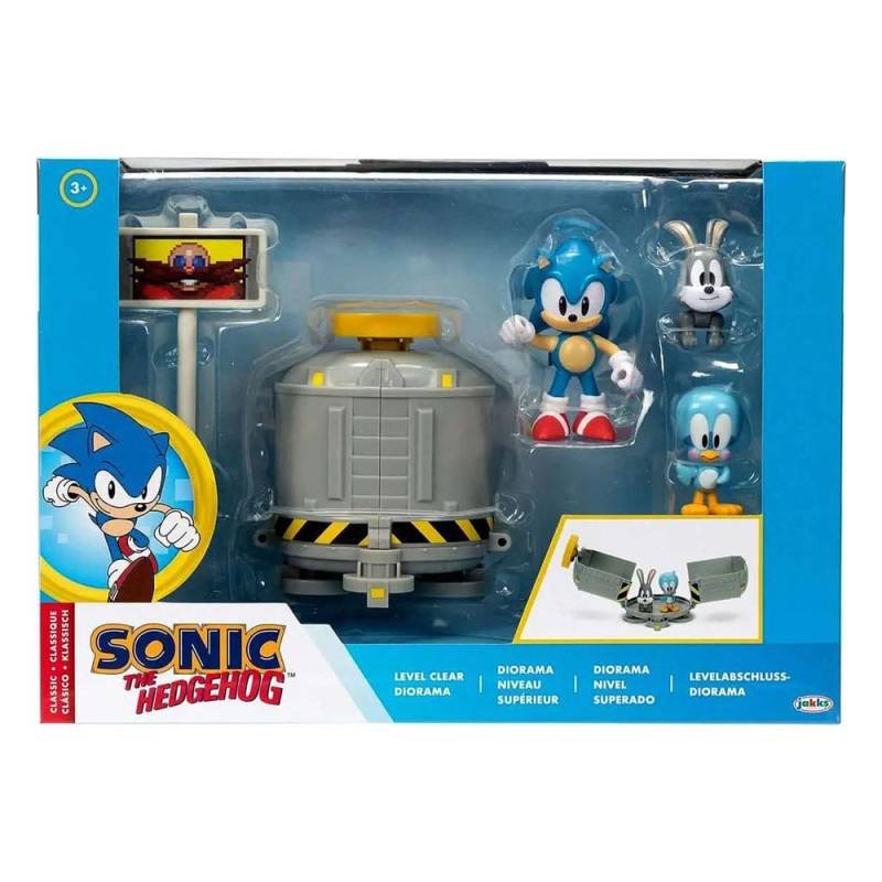 Sonic - The Hedgehog Diorama playset Level Clear 6 cm