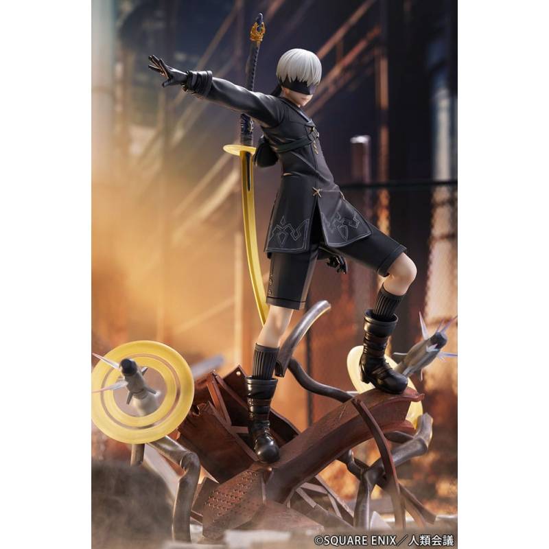 NieR:Automata Ver1.1a PVC statuette 1/7 YoRHa No. 9 Type S Covering Fire 31 cm