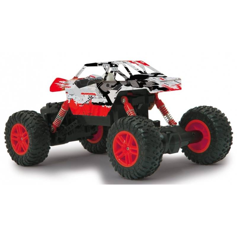 Hillriser Crawler radiocomandato: rosso, bianco e nero