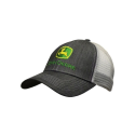 Cappellino posteriore in rete grigio marchio commerciale JOHN DEERE