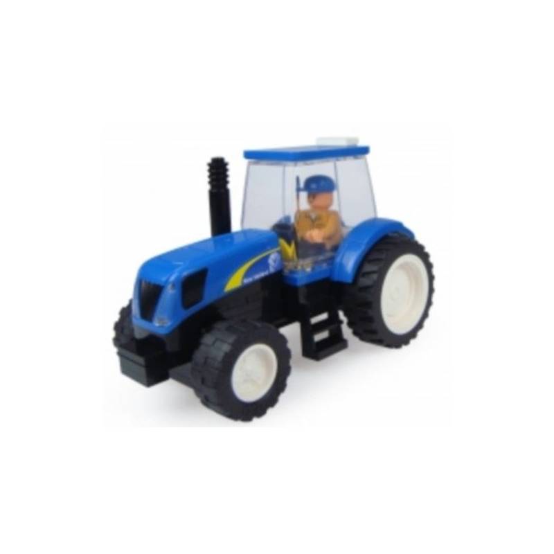 NEW HOLLAND Con personaggio da costruire in mattoncini (48 Pezzi)