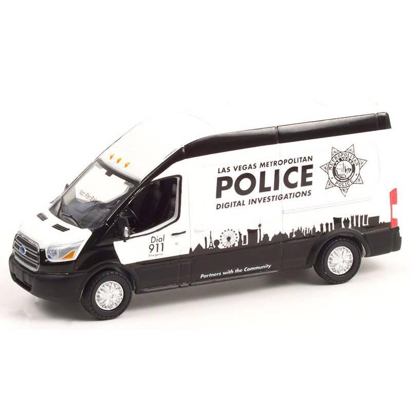 FORD Transit LWB 2019 Las Vegas Metropolitan Police Digital Investigations dalla serie ROUTE RUNNERS in confezione blister