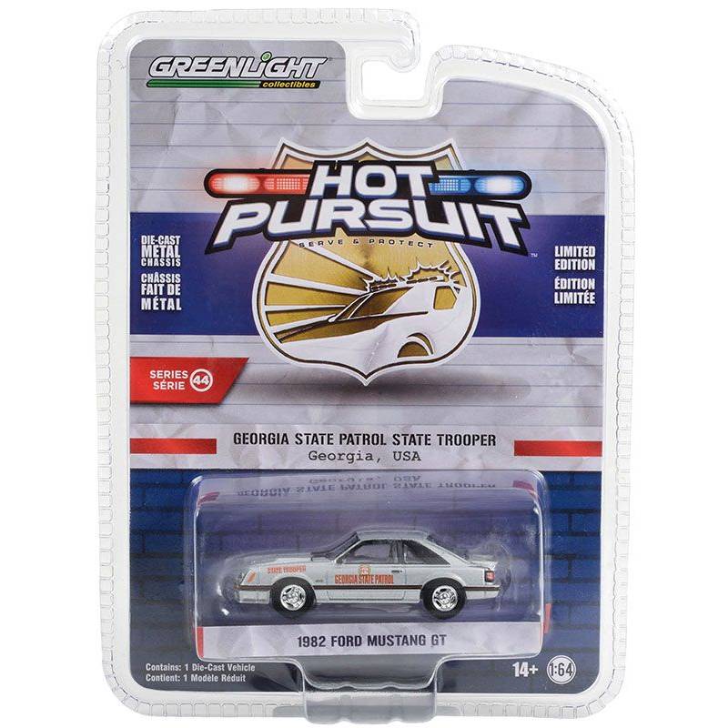 FORD Mustang GT 1982 della Georgia State Patrol della serie HOT PURSUIT in blister