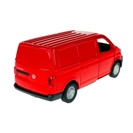 Automodello VOLKSWAGEN T6 furgone rosso modello a frizione