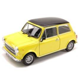 Modello MINI Cooper 1300 giallo con tetto nero a frizione