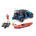 JEEP Wrangler Rubicon con kayak e figura