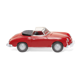 PORSCHE 356 Cabriolet rossa