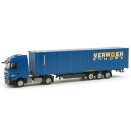 MERCEDES Actros LH08 con porta container e container VERHOEK