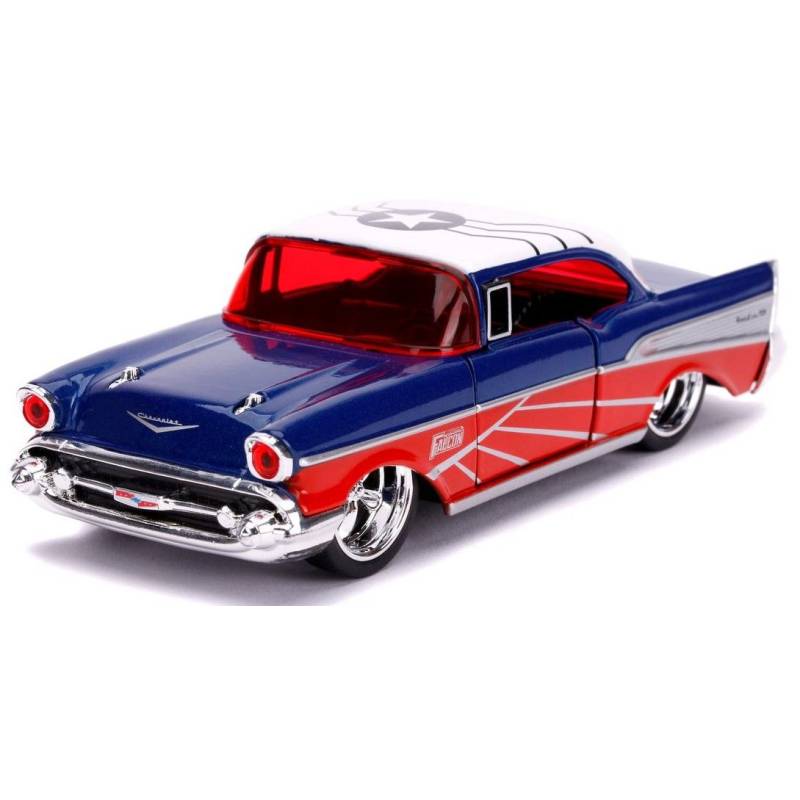 CHEVROLET BEL-AIR Hard-Top Blu e rosso 1957 MARVEL Avengers