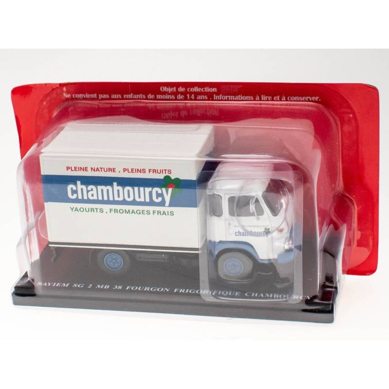 IXO MODELS SAVIEM SG 2 MB 38 4x2 Frigo da trasporto CHAMBOURCY 1969