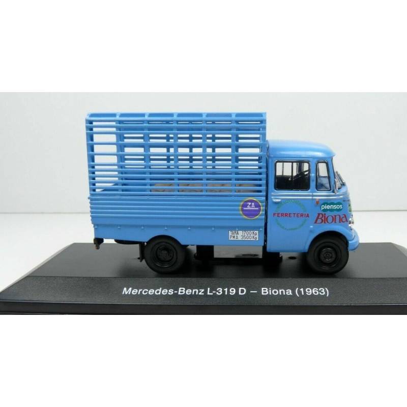 Camion in miniatura MERCEDES-BENZ L-319 D 4x2 Carrier 1963 BIONA in blister