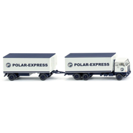 Miniatura Autotreno refrigerato 6X4 VOLVO F88 Polar-Express 2 assi