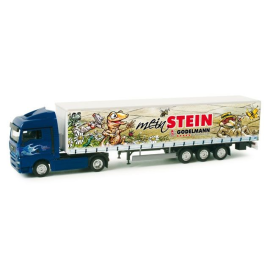 Miniatura Semirimorchio MAN TGX XLX 4x2 a 3 assi - WAGNER / GODELMANN MY STONE