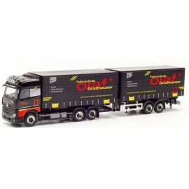 Miniatura MERCEDES Actros 6x2 Rigido con rimorchio 2 Assi OLAF